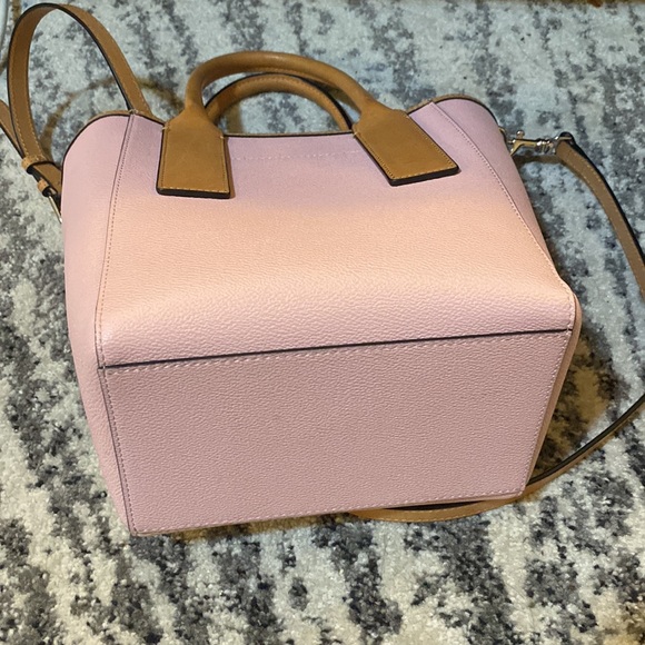 Ganni Women's Pink Smiley Face Print Small Tote Bag - Picture 9 of 9